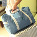 Складная одежда, вместительная и большая сумка-органайзер, портативный чемодан, сумка для путешествий, сумка на одно плечо, в корейском стиле