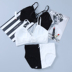 Set đồ lót nữ đồ lót nữ sinh trung học tập hợp áo ngực mỏng phần cotton sling vest quấn ngực ống hàng đầu - Ống áo lót nữ cao cấp Ống