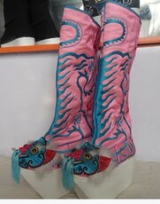 Обувь для янгэ 戏剧戏曲用品京剧越剧豫剧服装道具 高靴—厚底虎头靴