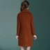Đôi phải đối mặt với cashmere coat ladies 2018 mới mùa thu và mùa đông Hepburn gió hai mặt trong phần dài của eo áo len Áo len lót đôi