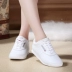 Yingrui thể thao thể dục nhịp điệu giày trẻ em nữ dành cho người lớn đáy mềm mại giày khiêu vũ nam giới trắng cổ vũ phòng tập thể dục giày