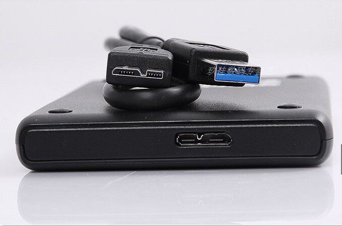 东芝 新款b1系列 2.5寸内sata外usb3.0 串口移动硬盘盒