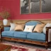Alexander đồ gỗ châu Âu phòng khách gỗ sofa bàn cà phê tiếng Anh biệt thự tân cổ điển nội thất nhà lớn - Bộ đồ nội thất