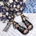 Roman chữ thập dây đeo dép nữ mùa hè phẳng 2018 sinh viên mới hoang dã Hàn Quốc giày hở ngón dép sinh viên phụ nữ giày crocs nữ Dép