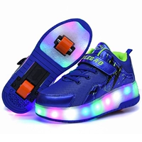 Синий, двухколесный