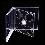 Более толстая коробка CD Прозрачная черная базовая стандартная стандартная стенда диска диска CD CD Box Box