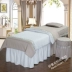 Vẻ đẹp trải giường bốn bộ cotton Châu Âu giường massage trải giường quilt cover đơn giản cao cấp cotton beauty salon chuyên dụng
