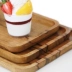 Phong cách nhật bản tấm gỗ rắn khay gỗ hình chữ nhật khay trà kích thước bằng gỗ tấm tấm dinner món ăn tráng miệng món ăn bằng gỗ đĩa trái cây