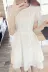 Nước hoa nữ nhỏ của Hàn Quốc một chiếc váy chữ 2019 hè mới khí chất eo cao là đầm voan mỏng thủy triều - váy đầm