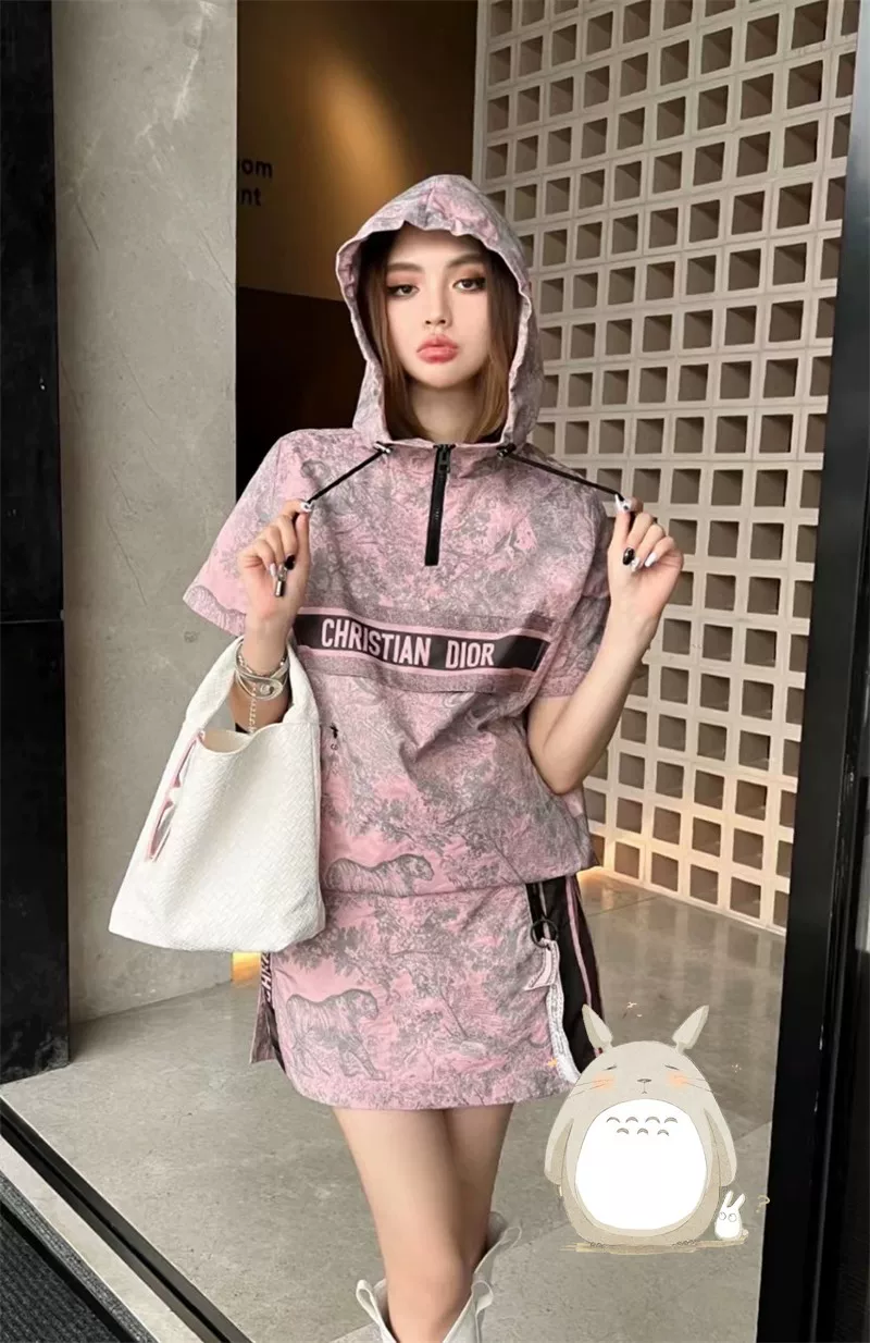 Dior, классическая хлопковая футболка с короткими рукавами, набор, (Физические)