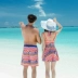 Cặp đôi đồ bơi phù hợp với đảo kỳ nghỉ mới che bụng bảo thủ kích thước lớn nam và nữ bãi biển suối nước nóng váy một mảnh - Vài đồ bơi Vài đồ bơi