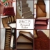 Cầu thang thảm miễn phí keo tự dính hộ gia đình màu rắn bước mat rắn gỗ không trượt cầu thang mat câm có thể được tùy chỉnh thảm lót sàn nhà Thảm