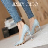 Магазин возвращается через тысячу четырех цветов серии цветов Zhou Zhenni, Yan Yuexiang, Haze, синие высокие каблуки, тонкие каблуки женского