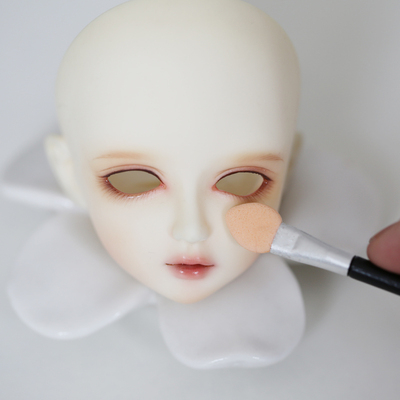 taobao agent 【Free shipping over 68】BJD makeup tool senior eye shadow brush double -colored double -head SD baby powder brush SWDOLL
