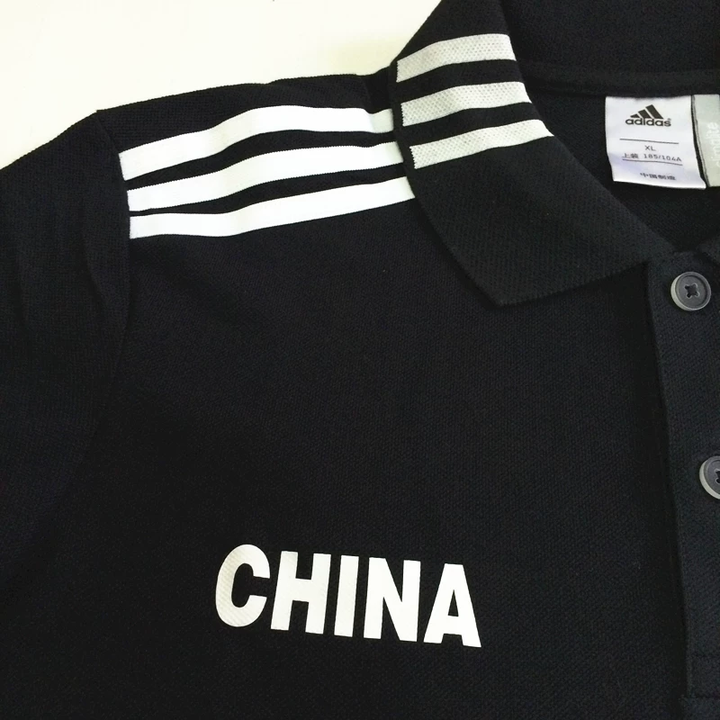 Китайская национальная сборная Adidas, китайская мужская команда по волейболу, новая тренер сборной POLO футболка с короткими рукавами