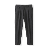 K Сестрае -бутик мужской легкий пароль шерстяные шерстяные брюки 420 г вертикальная полоса лол и тонкие, показывающие обычные брюки с высокой поездок