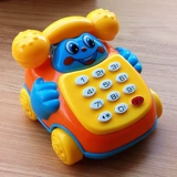 Реалистичный мультяшный телефон, музыкальная игрушка с музыкой для раннего возраста, имитационное моделирование для детей