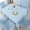 Ăn uống ghế đệm kẻ sọc phù hợp đơn giản mục vụ lanh gia dụng tấm vải liệm Trung Quốc ghế bàn ăn Continental khăn trải bàn hình chữ nhật - Khăn trải bàn