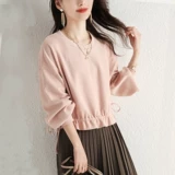 Брендовый свитшот, ремень, лонгслив, на шнурках