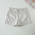 Quần short cotton và vải lanh nữ mùa hè mới 2019 quần linen hoang dã Hàn Quốc kẹo mềm màu lanh quần nóng - Quần short