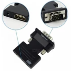 Бесплатная доставка HDMI в кабель VGA Высокий преобразователь с аудио -ноутбуком
