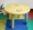 Bàn học mẫu giáo bé bàn trẻ em phòng nhựa tròn và ghế tròn phân tròn bàn tròn đạo cụ nhiếp ảnh kho báu - Phòng trẻ em / Bàn ghế ghế cho bé