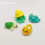 Маленькая реалистичная акула, микро пейзаж, дельфин, крокодил