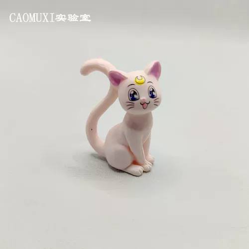 Мультяшная милая модель животного, кукла, пластиковая фигурка, микро пейзаж, игрушка, кот