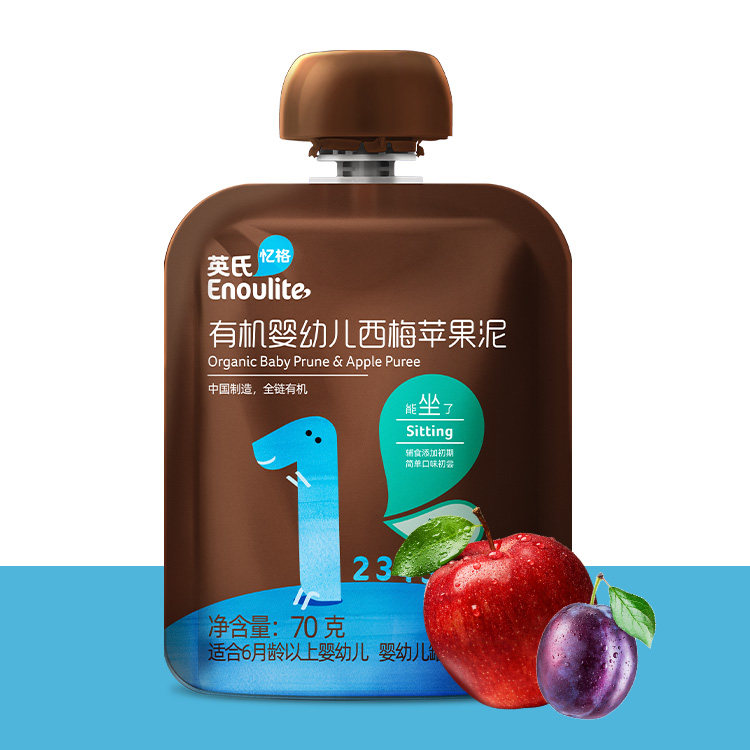 Пюре из сливы и яблока 70г