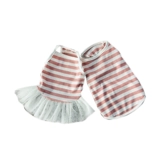 Летний тонкий жилет для принцессы, розовый комплект, эффект подтяжки