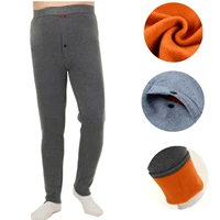 Mùa thu và mùa đông trung niên và nhung dày quần ấm quần legging trung niên cotton quần bố nam quần áo mùa đông quần lót nam