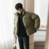 Зимняя трендовая черная куртка, (в наличии на складе), увеличенная толщина, в корейском стиле, свободный крой