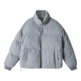 Зимняя трендовая черная куртка, (в наличии на складе), увеличенная толщина, в корейском стиле, свободный крой