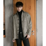 Мужская трендовая весенняя куртка для отдыха, в стиле Шанель, в корейском стиле, оверсайз