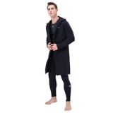 Плащ с капюшоном, удерживающий тепло лонгслив, водонепроницаемая куртка подходит для мужчин и женщин, 3mm, защита от солнца