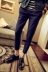 Chín quần nam quần âu Hàn Quốc Slim nhỏ phù hợp với quần xu hướng thanh niên quần đen mùa hè của nam giới chân quần