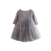 Váy ren bé 2019 mùa thu mới cho bé gái Quần áo trẻ em Váy giả hai mảnh qz-4465 - Váy váy trẻ em 11 tuổi Váy