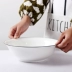 Hua Khánh Đen 9 inch phong cách Nhật Bản bát súp gốm tròn bát bộ đồ ăn sáng tạo hộ gia đình lớn bát súp bát - Đồ ăn tối