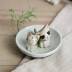 Sáng tạo theo phong cách Nhật Bản gốm siêu đáng yêu mèo con đũa đũa đũa giữ nhà hàng Đồ trang trí nhà bếp đặt bộ đồ ăn trang trí Đồ ăn tối