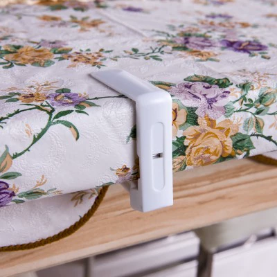 Столовая ткань с фиксированной зажимной столовой ткани ткань зажимной скатерть столовая столовая нога фанерная ткань