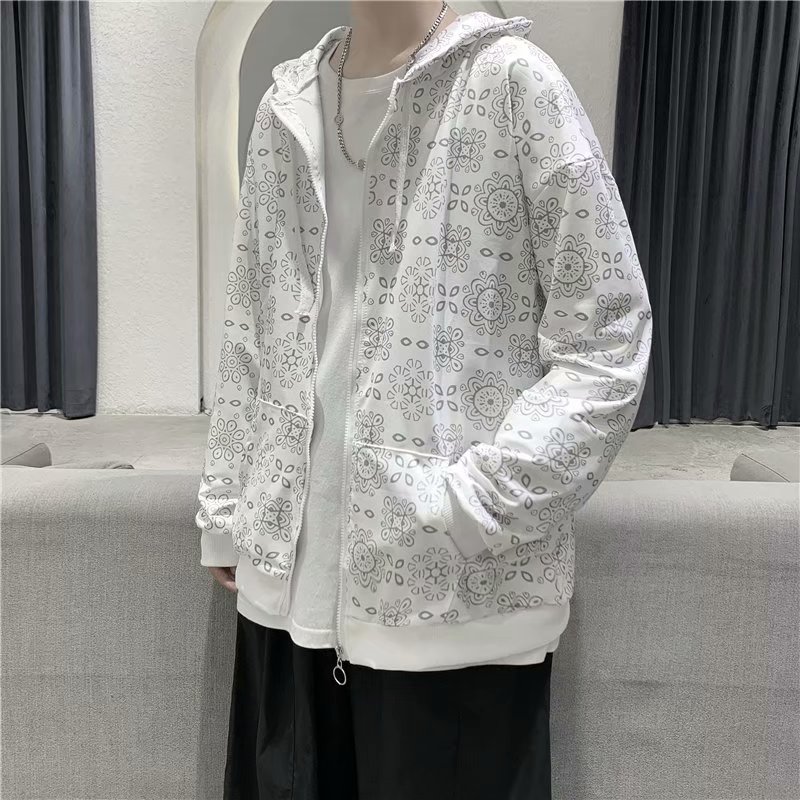 Sweater men's loose style and versatile Hoodie ins Hong Kong style spring and autumn fried Street salt series autumn oversize coat