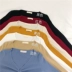 Mùa thu 2018 phiên bản Hàn Quốc mới của áo len dáng dài cổ chữ V thon gọn