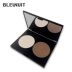 BLEUNUIT Trang điểm màu xanh đậm Ninh Hạ Bột sửa chữa hai tông màu High Gloss Shadow Nose Shadow Silhouette Powder Mỹ phẩm - Bột nén