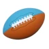 Bóng đá tùy chỉnh 9 # Bóng đá Mỹ 2,8 màu xanh da trời PVC đào tạo trò chơi bóng đá thấm mồ hôi chống trượt - bóng bầu dục bóng bầu dục