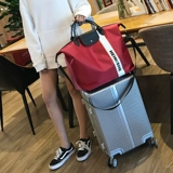 Вместительная и большая сумка для путешествий, сумка через плечо, одежда, портативная льняная сумка для выхода на улицу