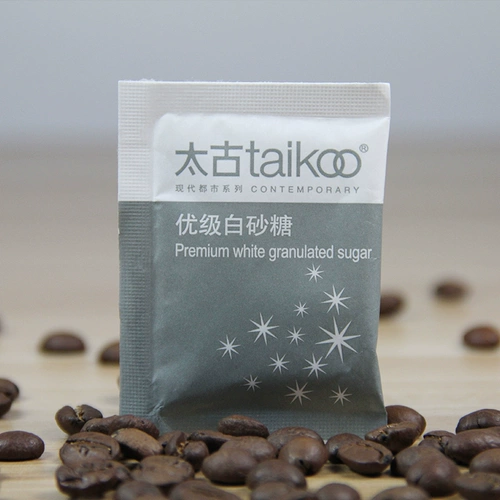 Taikoo Saitaman White Sugar Bag Небольшая упаковка белая сахарная сумка кофе кофе, бросающийся в быструю