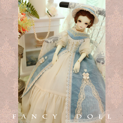 taobao agent SD10 doll Oufeng retro court paper dress