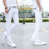 Bốn mùa quần Anh nam kinh doanh tinh khiết màu đen và trắng quần âu Hàn Quốc phiên bản của tự trồng chân thanh niên quần dài triều nam