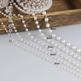 Высокопроизводительный 4 -миллиметровый имитационный жемчужный цепь запутанный цветочный материал