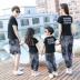 Cha mẹ cho con mặc hè 2019 gia đình sóng mới ba gia đình nhà đi biển quần harem Hàn Quốc mẹ và con gái phù hợp với phụ nữ - Trang phục dành cho cha mẹ và con set đồ đẹp cho mẹ và bé Trang phục dành cho cha mẹ và con